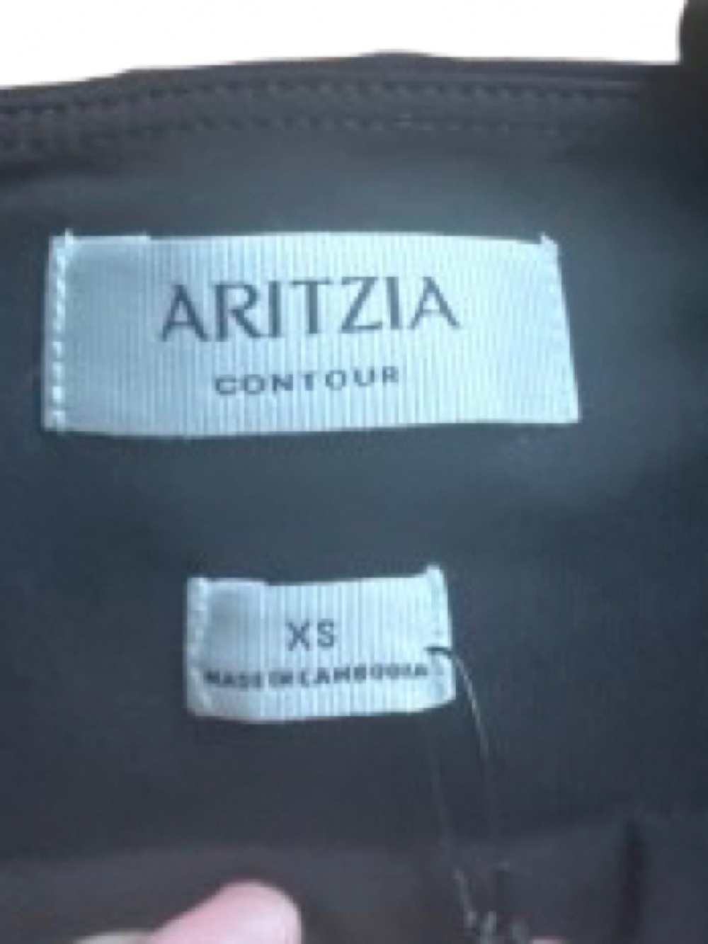 NWT Aritzia Babaton Contour Squareneck Bodysuit in Classic Black Size XS - Picture 5 of 9
